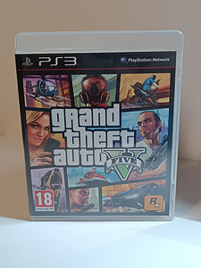PS3 Grand Theft Auto V (GTA 5) + kaart
