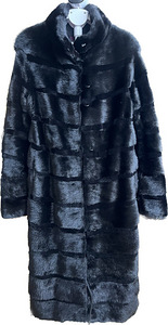 Шуба пальто норковое, натуральное, размер 42-46