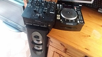 DJ mixer,CD player ja aktiivsed kõlarid