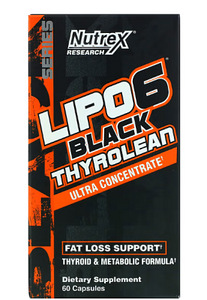 NUTREX Lipo-6 Black Thyrolean 60caps