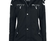 "She Rules" Winter Jacket black by Full Volume by EMP