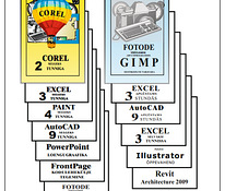 Arvuti õppevahendid koolitajale (Excel, Corel, AutoCAD,Gimp)