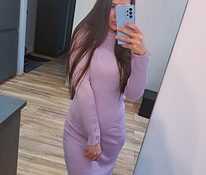 Новое светло-фиолетовое свитер-платье (S/M)