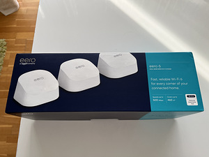Amazon Eero 6 (3-Pack) WiFi Mesh system