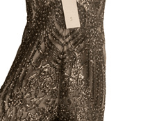 Платье Гэтсби с бахромой и пайетками, размер S.