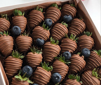 Šokolaadiga kaetud maasikad