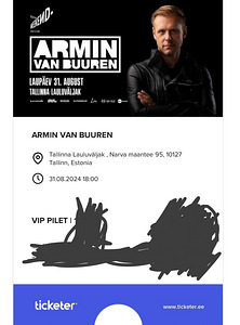 Armin van Buuren. VIP pilet (2)