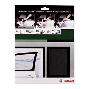 Bosch lihvimislehed P240, 230×280 mm, 4 tk