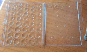 Пластиковый лист А4 для монет