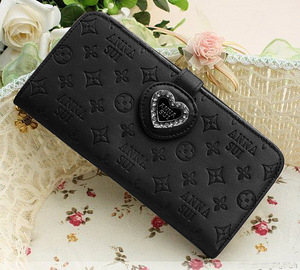 Новый красивый женский кошелёк "Anna Sui" черный