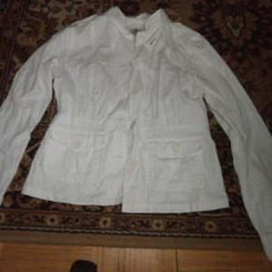 Ilus valge jakk M suurusele