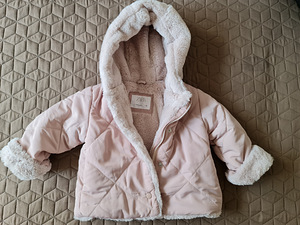 Тёплая куртка ZARA 6-9 месяцев, 74 см