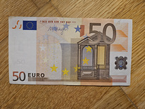 50 евро 2002 года, серия H, Draghi, принтер R051
