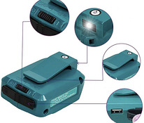 USB laadimisadapter Makita 14,4 V 18 V liitiumakule