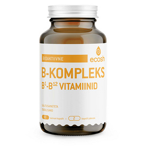 ECOSH B-vitamiinide KOMPLEKS – bioaktiivne, 90 kapslit, kile