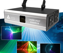2W RGB Сканирование Анимация Лазерный свет Голосовое управление Disco St
