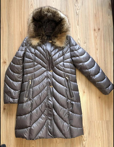 Перьевое пальто, зимняя куртка
