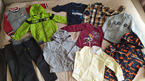 Püksid, T-särgid, pluusid, suurus 116-122