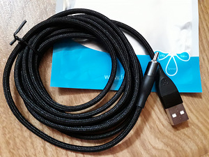 Кабель с магнитным штекером для телефона micro USB / iphone