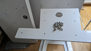 DJ Stand Premium Metal facade(70 kg) Table for 3 decor