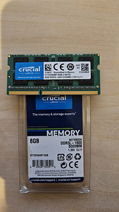 Crucial [CT102464BF160B] 8 ГБ оперативной памяти SODIMM