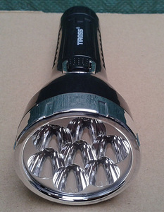 Ручной фонарик аккумуляторный, 7 led-лампочек