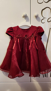 Бонни Бэби красное платье 18M