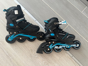 Роликовые коньки Blackwheels Slalom W, синие/черные, 37