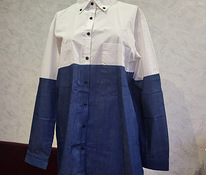 Бело-синяя рубашка, Новая, с. L/XL