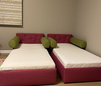 2 voodit 70x155 madrats hinna sees