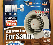 Sauna leiliruumi ventilaator 100mm вентилятор для саун, бань