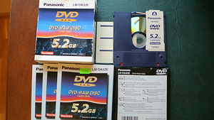 ДИСКИ DVD-RAM 4 шт=16€
