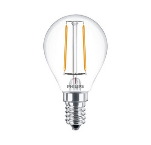Лампочка Philips, led лампа, E14, 2 Вт, 250 лм, тёпло-белый