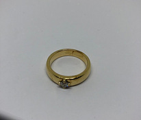 Kuld sõrmus teemantiga 585 proov (№921)