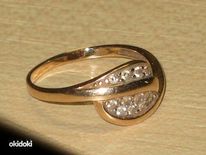 Золотое кольцо 585 пробы (№126)