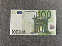 100 евро 2002 г., подпись Вима Дуйзенберга, UNC.