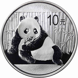 2015 Китай Серебряная Панда 1 унция