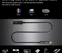 USB-C to USB-C kaabel 10GbpS /10M