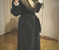 Женское пальто из чернобурки, сшитое своими руками