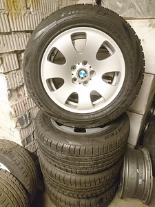 17" диски BMW 8x17 5x120 et24 ламель Pirelli 245 55 17