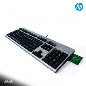 HP USB klaviatuur ID-kaardi lugejaga