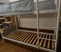VITVAL двухэтажная кровать, металл, 90x200, белая