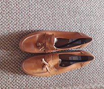 Новые светло- коричневые туфли, размер 42-43