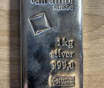 Серебряная пластина Valcambi 1 кг.