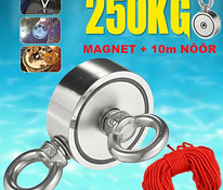 Двусторонний поисковый магнит / угловой магнит с тяговым уси