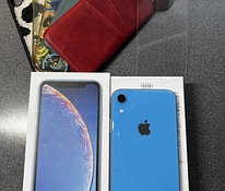 Apple iPhone XR 64gb Blue +glass, cases