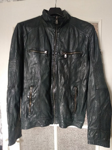 Новая кожаная куртка Emilio Adani р.48-50 Германия.