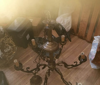 Старинный потолочный светильник из Италии, 6 лампочек