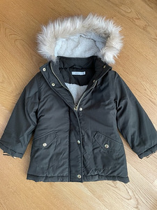 Прекрасная теплая детская зимняя куртка Name it, s 104