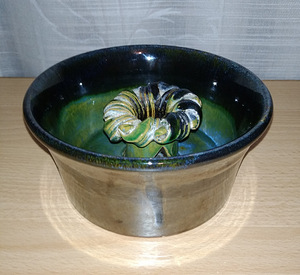 Стильная ваза для икебаны, керамика, 1980-е гг.